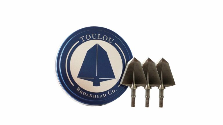 3 pack of 100 grain left Toulou Broadheads.