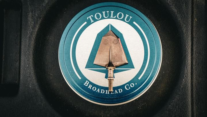 Toulou Broadhead Co-Top Down View-broadhead profile on toulou travel tin-Photo Lathan Buckley